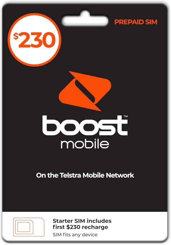 Boost Mobile $230 Prepaid 365 days SIM Starter Kit 160GB Data Activation Expiry 11/4/2026