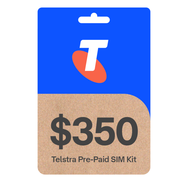Telstra $350 Prepaid SIM Starter Kit 365 days expiry 310 GB Data IF activated by 07-07-2025