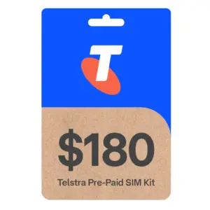 Telstra $180 (Pay $155 )Prepaid SIM Starter Kit 6 Month Plan (Get 140GB data if activated by 02-03-2026))