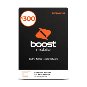 Boost $300 (Pay $244) Prepaid SIM Starter Kit (Get 290GB data if activated by 02-MAR-2026) 365 Days Plan